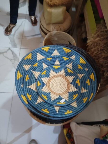 Set de 3 vanneries du Rawanda