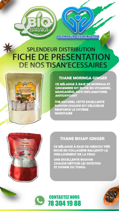 tisane moringa ginger, bissap ginger, guiera ginger, tisane diabéte, aphromix, slimming tea, goji, intimix