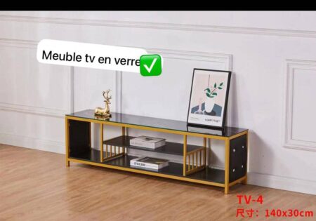 MEUBLE TV EN VERRE